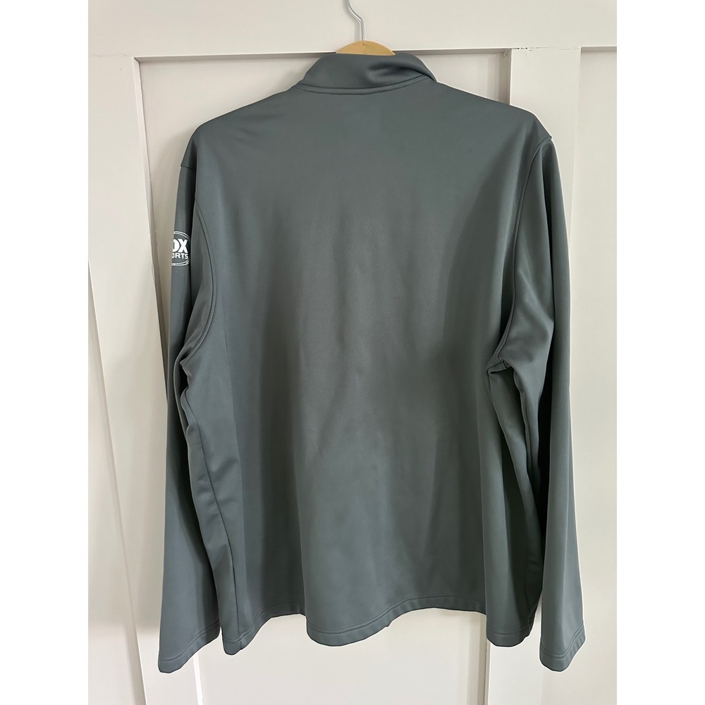 Under Armour Mens ColdGear Full‎ Zip Jacket Gray Fox Sports XL Loose Fit - Picture 2 of 8
